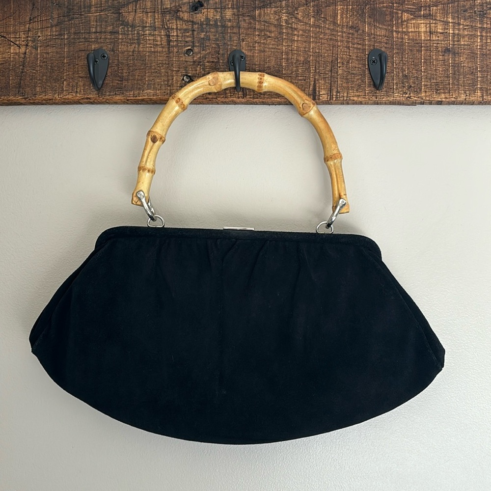 Banana Republic handbag with bamboo handle